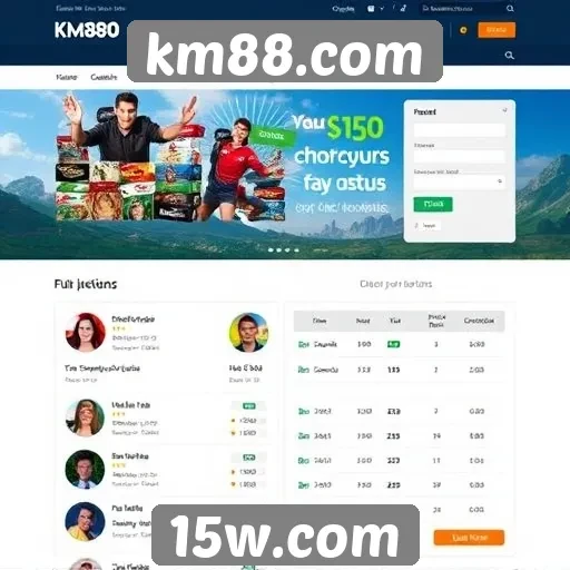 Avaliação da experiência do usuário no site km88.com